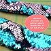Mermaid Bracelet - 2 Color Reversible Sequin Bracelets - Magic Party Supplies Favors Slap Bracelet for Women, Girls and Kids.