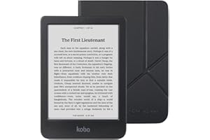 Kobo Clara BW eReader with Case Bundle (Black SleepCover, Case Bundle)