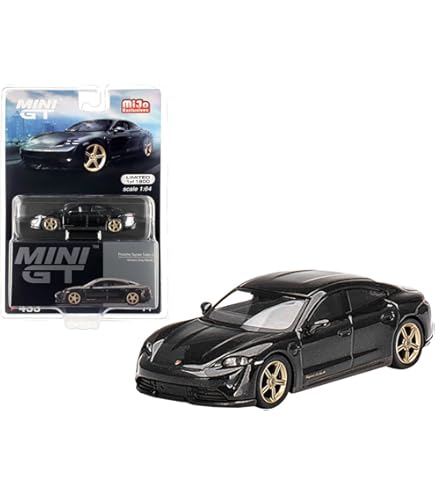 Amazon.com: Truescale Miniatures Taycan Turbo S Gentian Blue