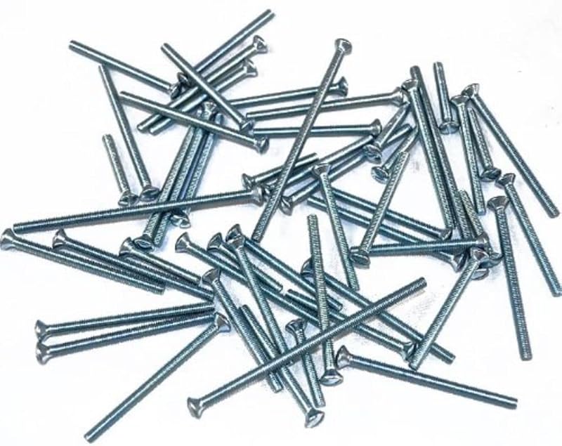 Merriway BH00945 54 Pcs M3.5 Electrical Socket Screws BZP Workshop Assortment