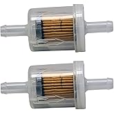 Briggs &amp; Stratton OEM 691035 691035-2 Fuel Filters (2 Pack) 121S02-0001-F1 121S02-0023-F1 121S02-0026-F1 121S02-0130-F1 121S02-0130-F2 121S07-0006-F1 121S07-0024-F1 121S07-0027-F1 121S17-0127-F1