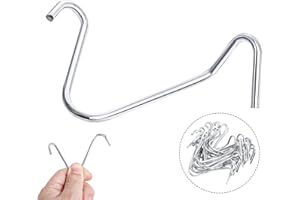 Hoqqf T-Post Clips (100pcs) Fence Wire Clips, Galvanized Steel Fence Clips, Time-Saving Convenient Pre-Cut Wire Ties