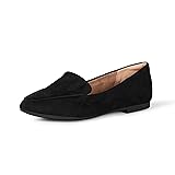 Amazon Essentials Women's Loafer Flat, Black
