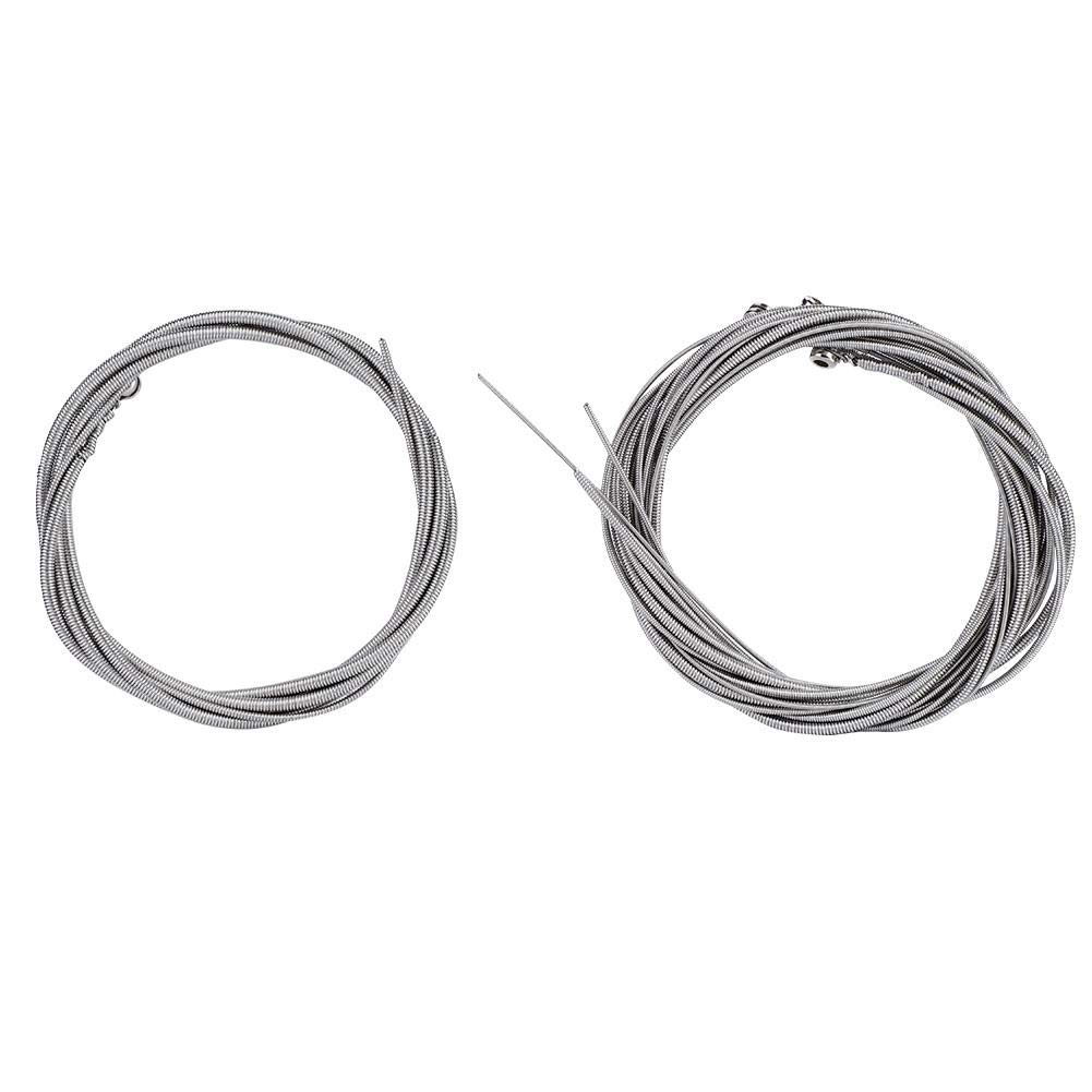 Alomejor Electric Bass Strings 5 Pcs Stainless Steel Strings for Electric Bass Guitar Replacement Parts Accessories