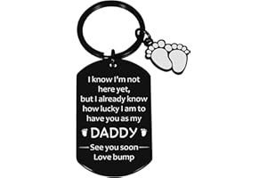 XPENMULBOJA New Dad Gifts for Men: First Fathers Day Keychain