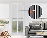 DIKER Magnetic Screen Door 160x210cm White Insect Mesh for French Patio Doors view 3