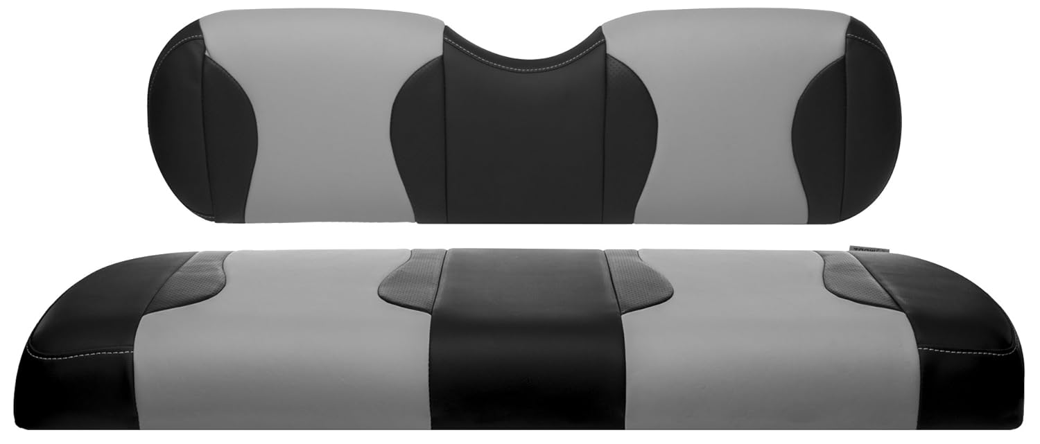 MODZ RS1 Golf Cart Custom Rear Seat Covers Gray/Black