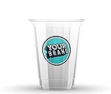 16 oz Custom Printed PET Plastic Cold Beverage Cups