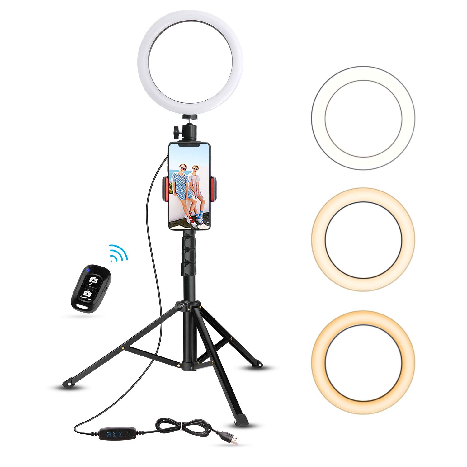 UBeesize Ringlight YouTube Photography Compatible