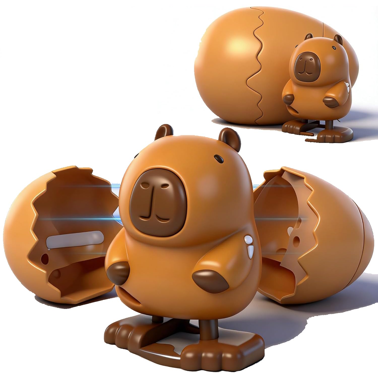 Wind-Up Surprise Eggs, Boom Eggs, Rotate The Egg to Hatch a Walking Animal, Animal Hatching Surprise Egg Toy, Easter’s Latest Gift, Fun Easter Party Favors (Kapibala)