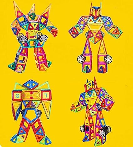Amazon マグプレイヤー ロボットも作れるフルパーツセット 268ピース マグネットブロック 説明書 多人数でも使える超大型収納ケース付き ブロック おもちゃ