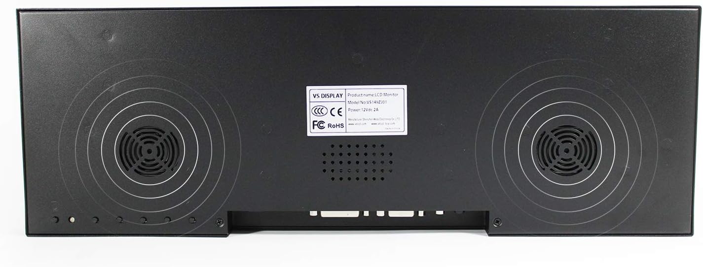 VSDISPLAY Portable Gaming Monitor with Speaker,14.9 inch LTA149B780F 1280x390 TFT LCD Screen and VGA DVI Controller Board,for Marquee Monitor/Cabinet - Image 3