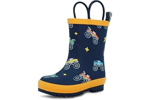 JAN & JUL Puddle-Dry Rain Boots for Toddlers and Kids