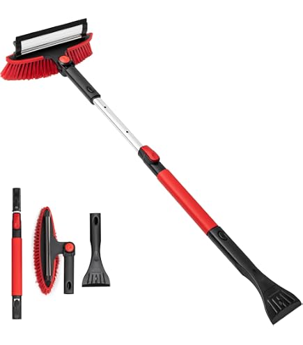 Sutekus Snow Brush Kit Includes Snow Shovel, Ice Sc, Snow Brush And Car