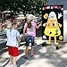 Aytai Halloween Hanging Toss Game Halloween Bean Bag Toss Games with 3 Bean Bags Party Games for Kids, Halloween Games for Kids Party Halloween Decorations