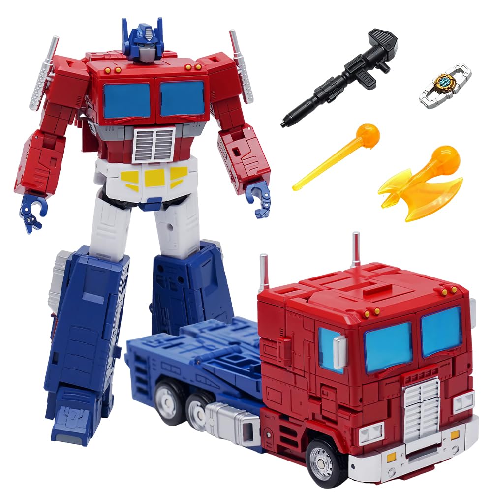 Photo 1 of CESHOON Deformation Robot Toys Action Figure, 7.1-Inch Deformation Toy Truck Model with Accessories, for Kids Boys Girls