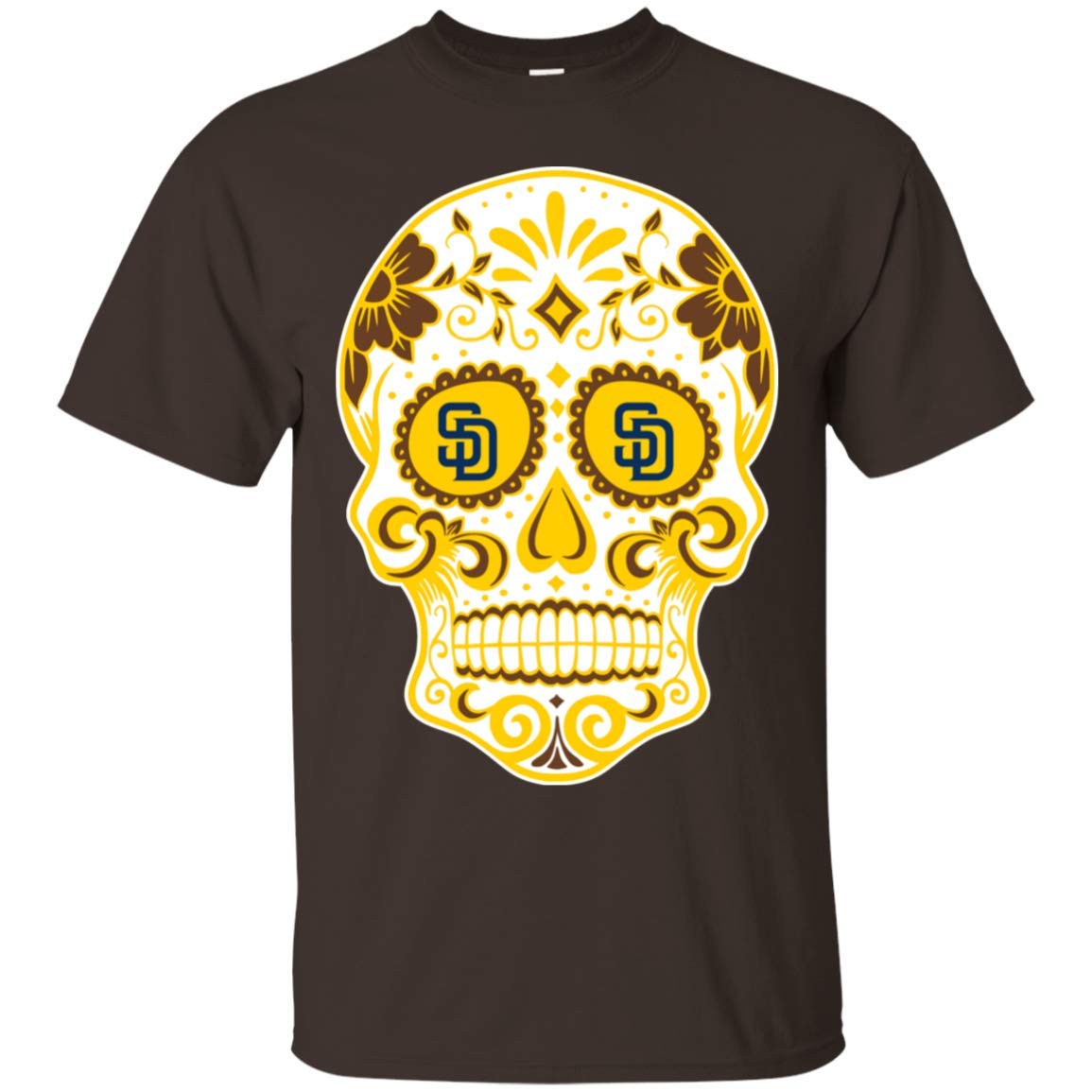 Amazing The San Diego Baseball Sugar Skull Day Of The Dead Shirts 7288