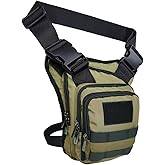 Thigh Pack, Larswon Leg Bag Thigh Pouch Bag Tactical Waist Bag Motorcycle Bag Waterproof