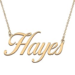 HUAN XUN Customized Custom Simple Any Name Necklace