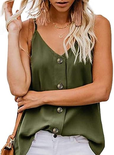 camisa verde botella mujer