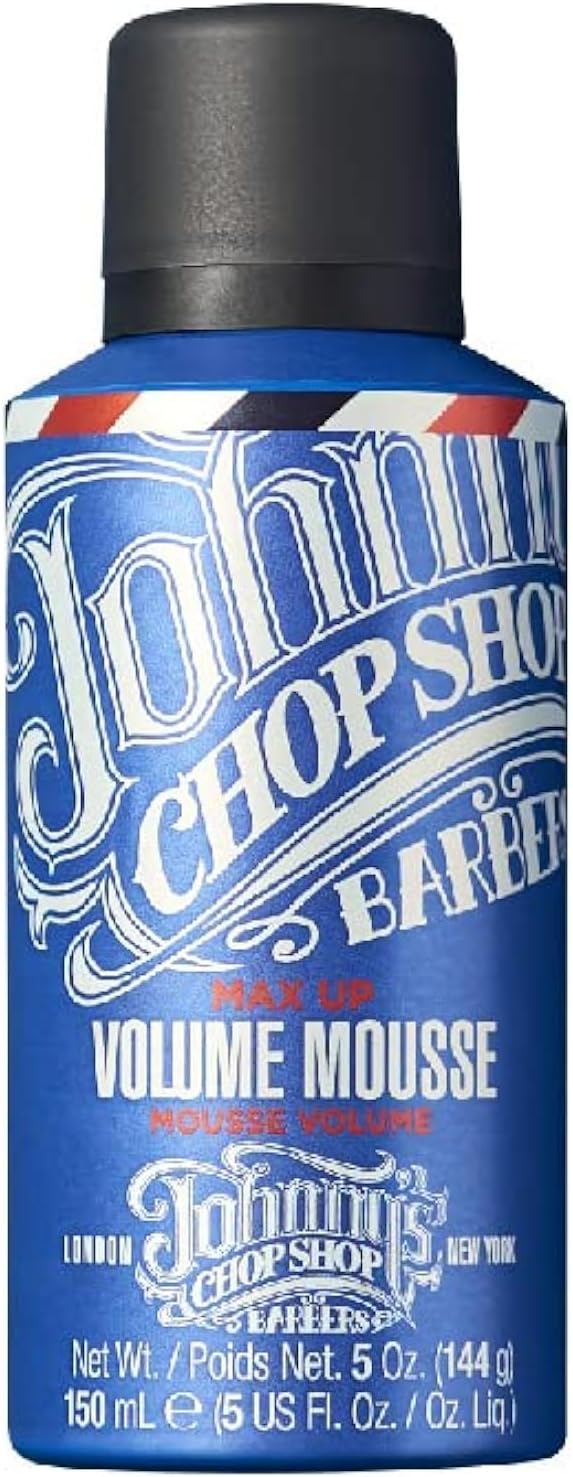 Johnny's Chop Shop Max Up Volume Mousse Firm Hold All Hair Types 150ml
