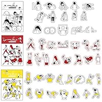 DzdzCrafts"Someone Like Me" 90pcs 2-Inches Large Funny Decorative Stickers Set for Card Making Scrapbooking Binder Diary Bullet Journal Planner Water Bottle Phone Case Laptop