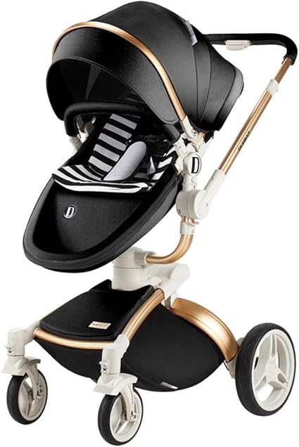 leather pushchair