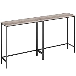 HOOBRO 2 Pack Narrow Sofa Console