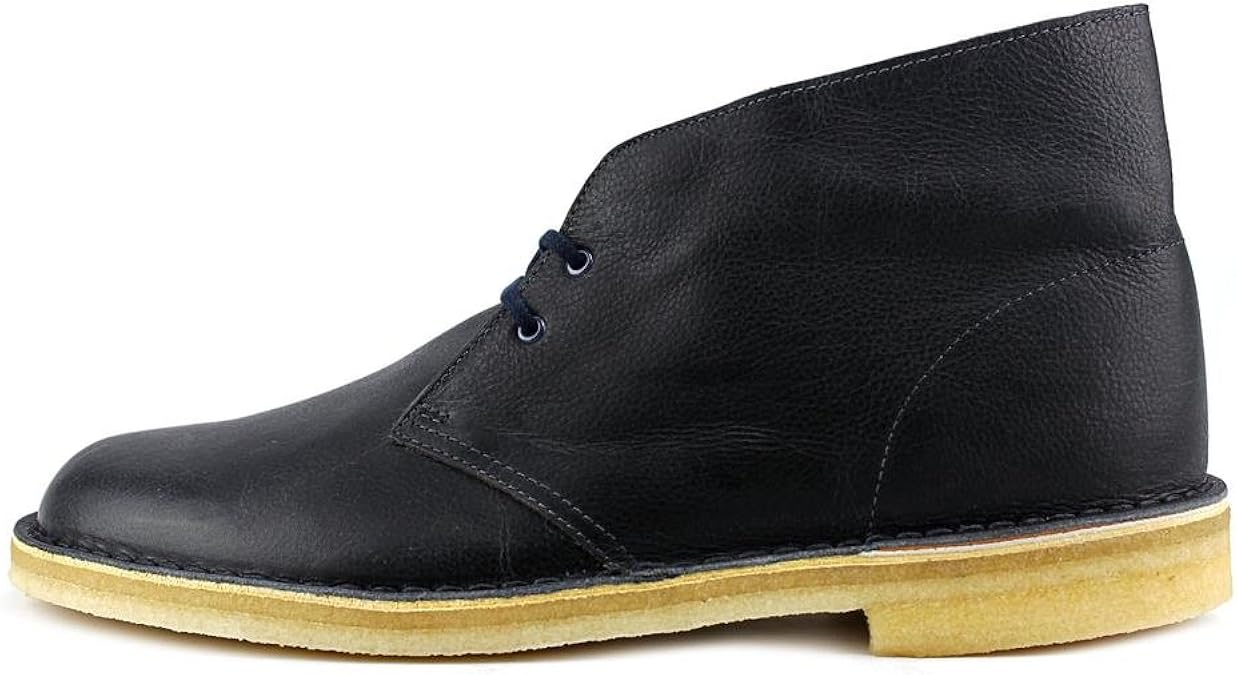 clarks desert boots navy