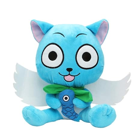 Amazon Com Rain S Pan Anime Fairy Tail Happy Cosplay Stuffed Plush