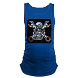 Royal Lion Women's Maternity Tank Top Dk Motorhead