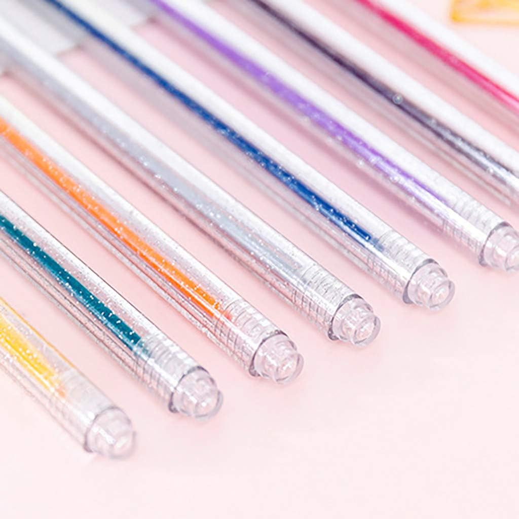  Fan Ling 1pcs Flash Gel Pen Color Penshiny