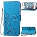 iPhone 7 Plus Flip Case, iPhone 7 Plus Case, iPhone 7 Plus Case Card Holder,Kasedd Premium Synthetic Leather Wallet Case Stand Feature Magnet Flip Cover for iPhone 7 Plus,Blue