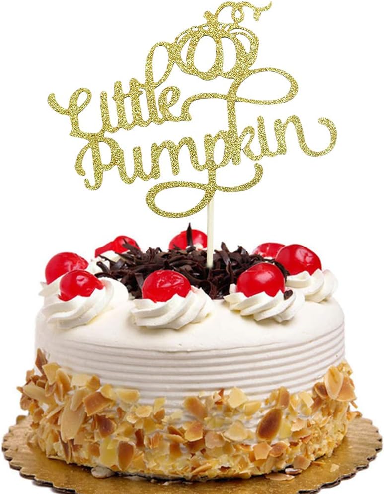 Amazon Com Little Pumpkin Cake Topper For Baby Shower Kids