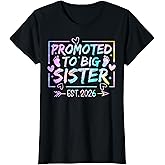 Promoted to Big Sister 2026 Soon to be Big Sis Girls T-Shirt