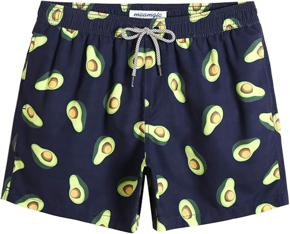 men's 4 way stretch swim trunks