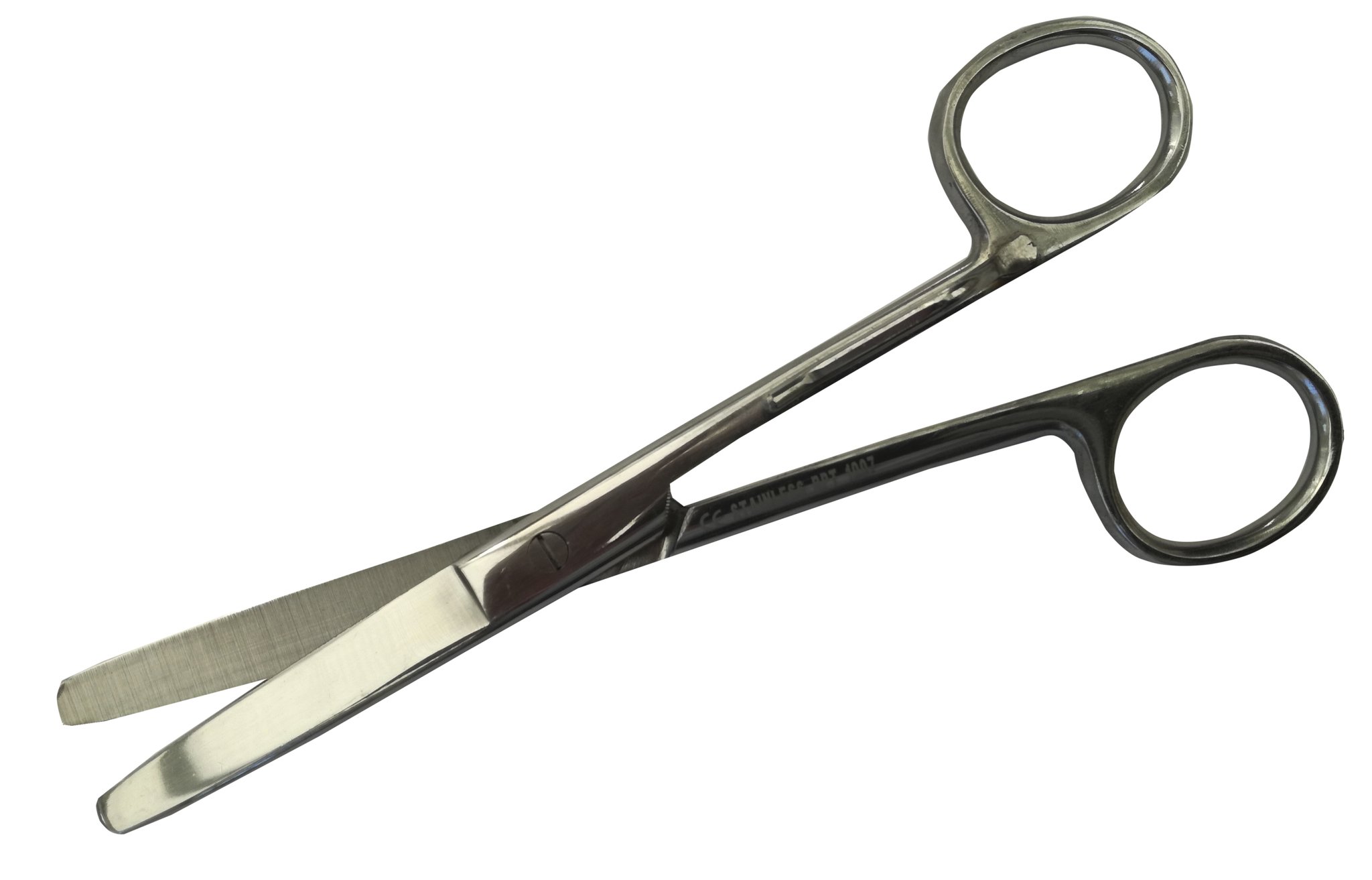 IMKRC Multi-Purpose Pocket Scissors 5" Long with Clip | Safe Portable Travel Scissors for Home, Emergency, and First Aid Supplies | Made with Premium Quality Stainless Steel