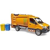Bruder 02682 Mercedes-Benz Sprinter Municipal Garbage Truck, 1:16 Scale | 1:16 scale, doors to open, made in Germany, ages 4+
