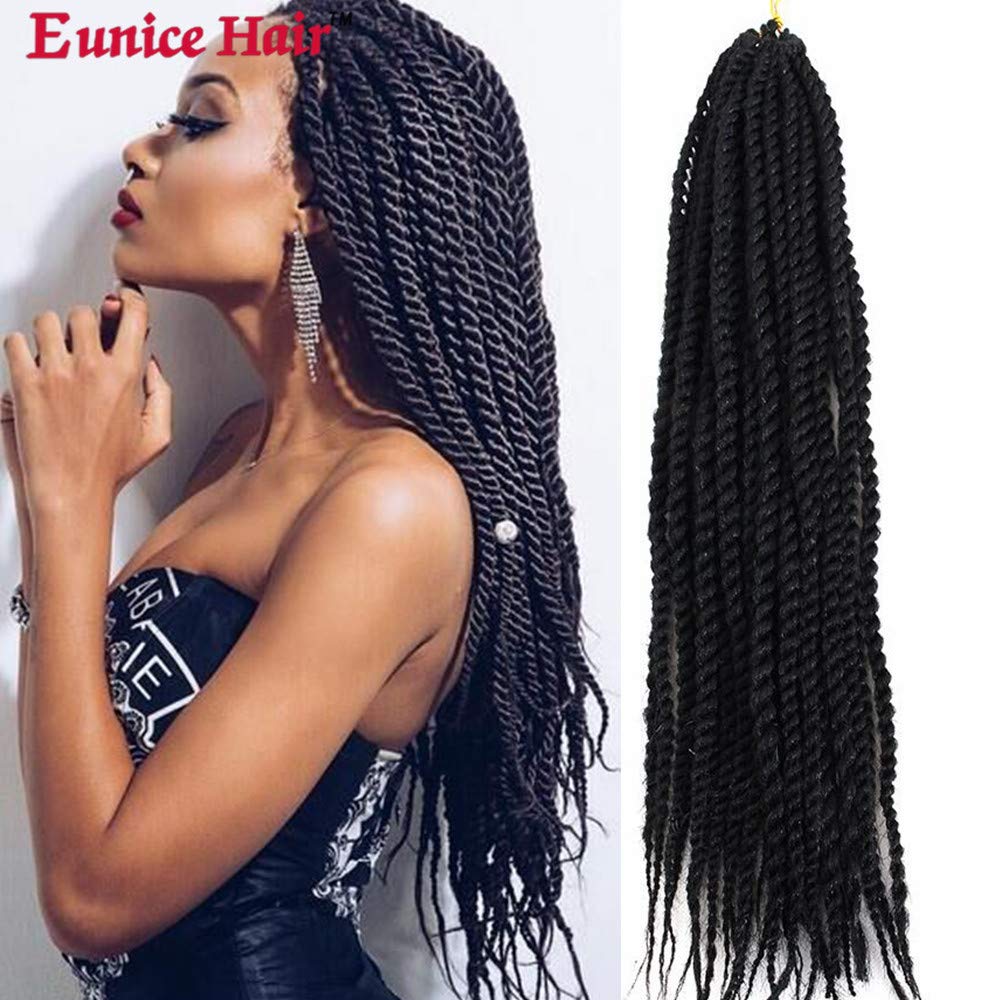 Amazon Com Eunice 6 Packs 18 Senegalese Twist Crochet Hair