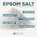 Orange Ginger Bath Salt 32 Ounces Epsom Salt with Natural Ginger and Orange Essential Oils Plus Vitamin C in BPA Free Pouch with Easy Press-Lock Seal