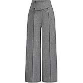SOLY HUX Women's Plus Size Spring Elastic High Waisted Dress Pants Business Casual Work Office Trousers