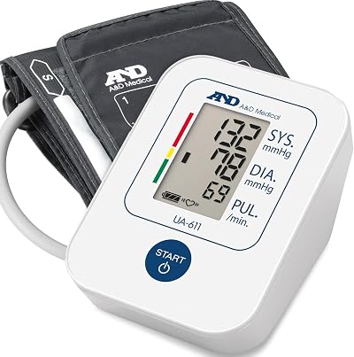 A&D Medical UA-611 Upper Arm Blood Pressure Monitor with SlimFit Cuff