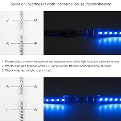 RGBZONE 10Pcs 8mm 4 Pin LED Strip Connectors and