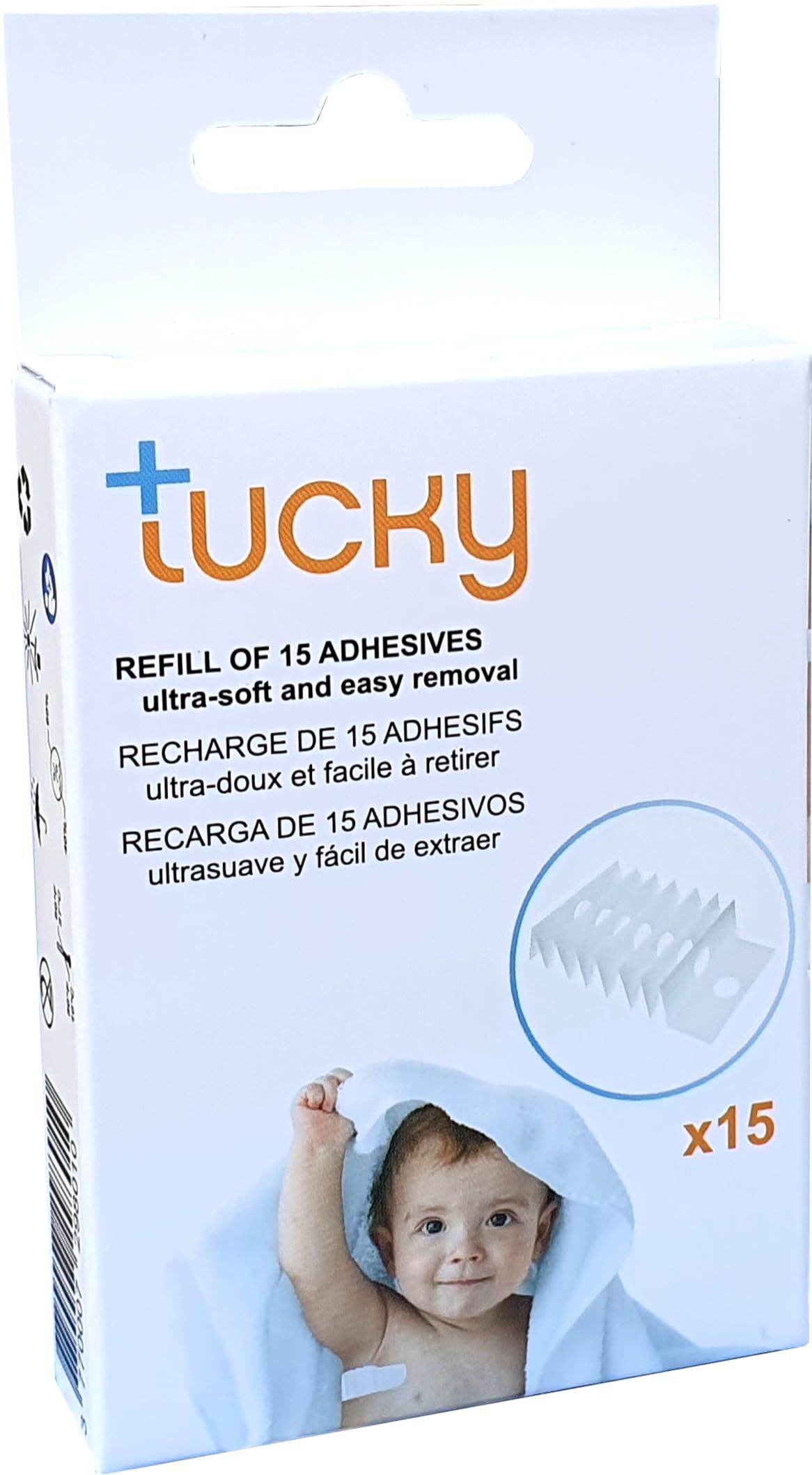 Tucky Adhesive Refill Kit for Tucky Smart Thermometer - Box of 15