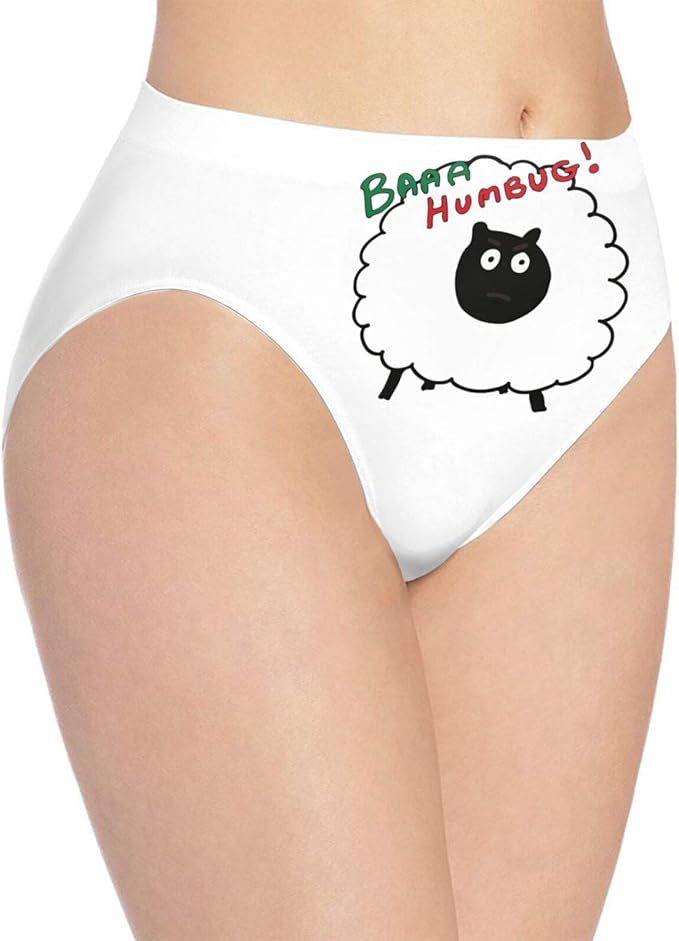 Zxhalkhfd Funny Baa Humbug Sheep Women's Underwear White Amazon.co.uk