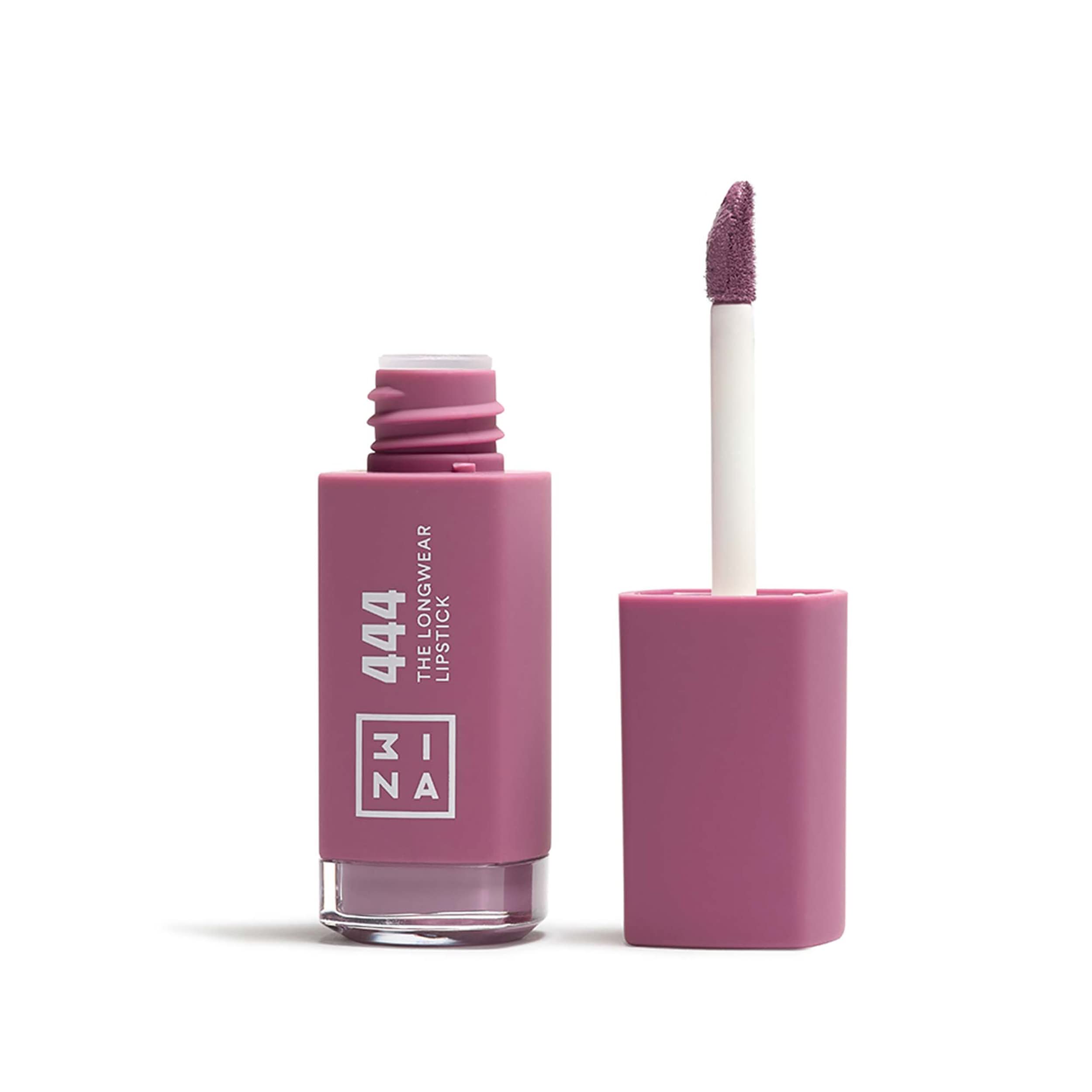 3INA MAKEUP - The Longwear Lipstick 444 - Lilac Long Lasting Lipstick - Matte Liquid Lipstick with Hyaluronic Acid