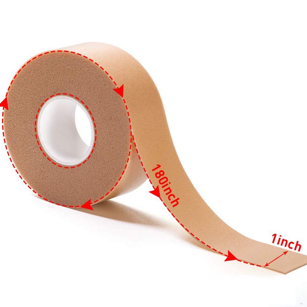 Mole Skin, 4 Rolls Moleskin for Feet Waterproof Feet Protection Pad