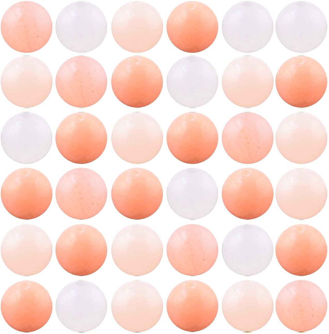 Natural Stone Beads 100pcs 8mm Pink Aventurine Round Genuine Real Stone Beading Loose Gemstone Hole Size 1mm DIY Charm Smooth Beads for Bracelet Necklace Earrings Jewelry Making (Pink Aventurine, 8mm)