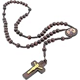 Vaticano Imports Our Lady Undoer of Knots Wood Rosary from Italy
