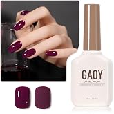 GAOY Jelly Purple Gel Nail Polish, 16ml Soak Off Gel Polish, UV Light Cure for Nail Art DIY Manicure at Home, 2018 Purple Berry